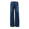 Women's Fashion Color Versatile High Waist Pocket Side Zipper Straight Leg Jeans