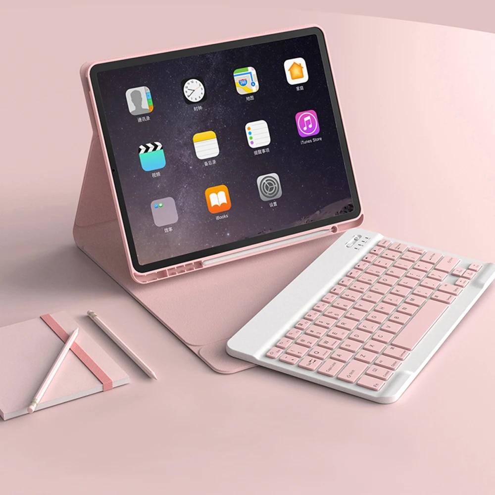 For iPad Keyboard Case For iPad 10.2 9/8/7th Pro 11 2021 2020 2022 10.9 Air 5 4 3 2 2017 9.7 5/6th Pro 10.5 Mini 6 5 4 Case