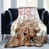 1pc Marilyn Monroe with Kiss Marks on Background print print blanket soft bedding sofa bedroom home decor fan goods q94
