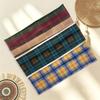 Retro Colored Checkered Pattern Headband Fashion Women Y2K Hair Accessories Cute Sweet Dating Hair Band Elastic Sports Headband