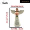 Resin Figurine with Bouquet - Creative Desktop Ornament Gift