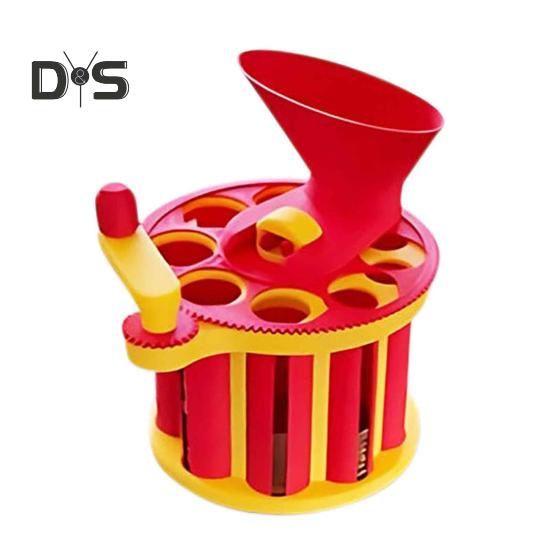 

Ручная сортировочная машина для монет, органайзер для хранения, высокопрочный портативный классификатор монет, сортировочная машина для монет для детей красный/жёлтый