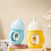 Practical Animal Feeding Bottle with Clear Scale and Silicone Nipples Accessory for Newborns Kittens Puppies 80ml