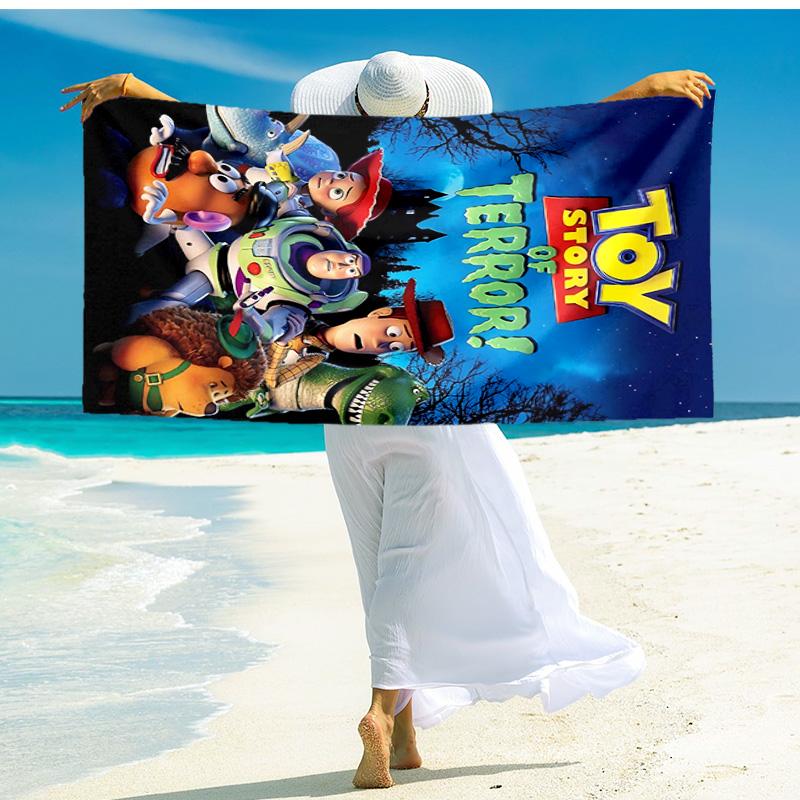 1pc Toy Story Adventure beach towel,quick drying absorbent beach towel,outdoor sports swimming beach towel,Soft and comfortable Y71817