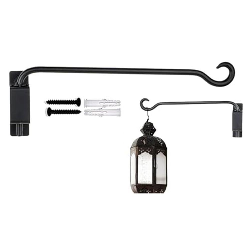 Adjustable Metal Lantern Hook Bracket for Hanging Plants and Wind Chimes