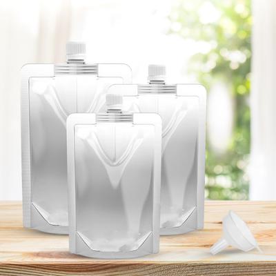 10 Pcs Liquid Spout Bags Wear-resistance Leak Proof with Screw Brilliant Stand Up for Concert