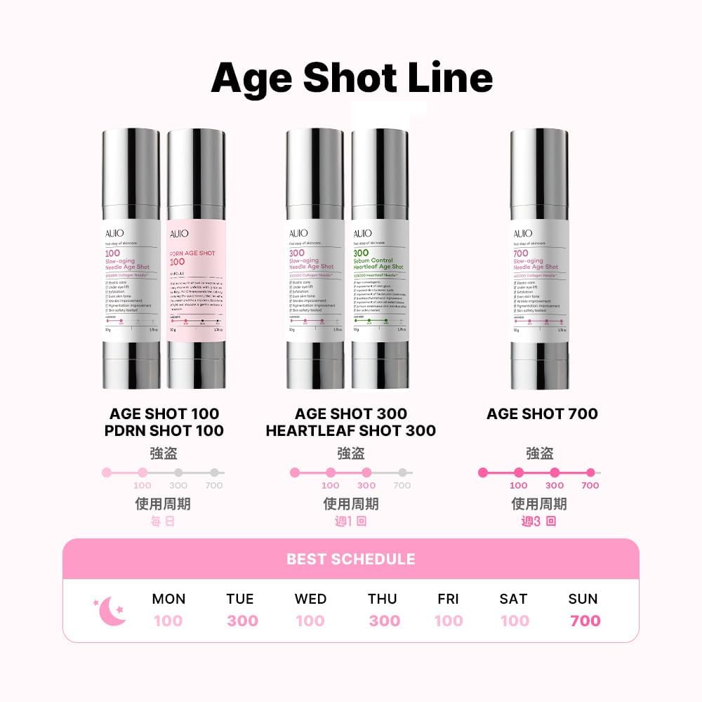 PDRN AGE SHOT 100 Wio Skin Care Serum Needle Shot 100 Moisturizing Care Korean Cosmetics