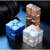 Alloy Infinity Cube Fidget Toy Ultra-Durable Sensory Stress Reliever for Adults & Kids Anxiety Relief Gift
