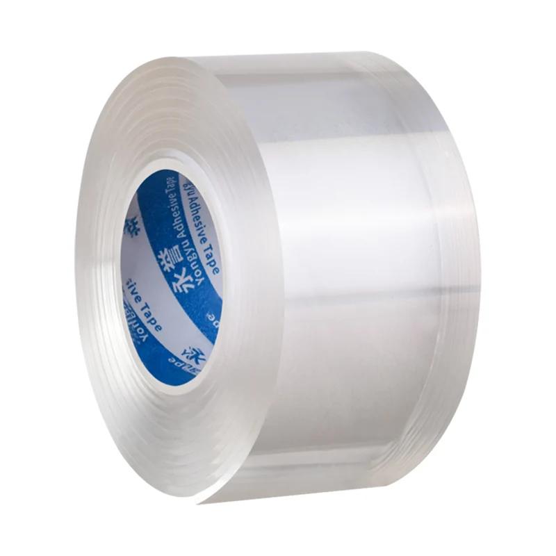 Strong Seamless Singlesided Nano Tape Transparent Washable Reusable Waterproof Tape Kitchen and Bathroom Products Tape