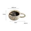 Ink Cup Ripple Water Ripple Ceramic Coffee Cup Household Water Cups Creative Flowing Cloud Ink Makeup Cups Kitchen Drinkware Mug