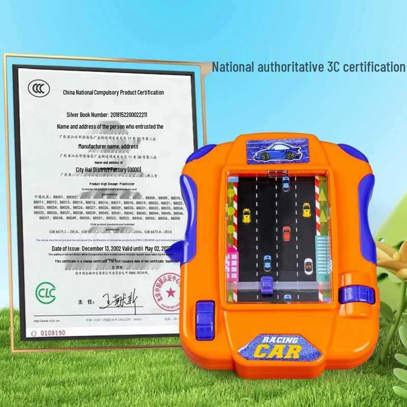 Handheld Racing Adventure Game - Educational Toy Gift for Kids Aged 3-6