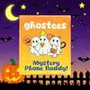 6 PCS/Set Halloween Ghost Smartphone Figurine Decoration Mini Model Doll Mystery Box  Peel-and-stick Ornament Surprise Box Gifts