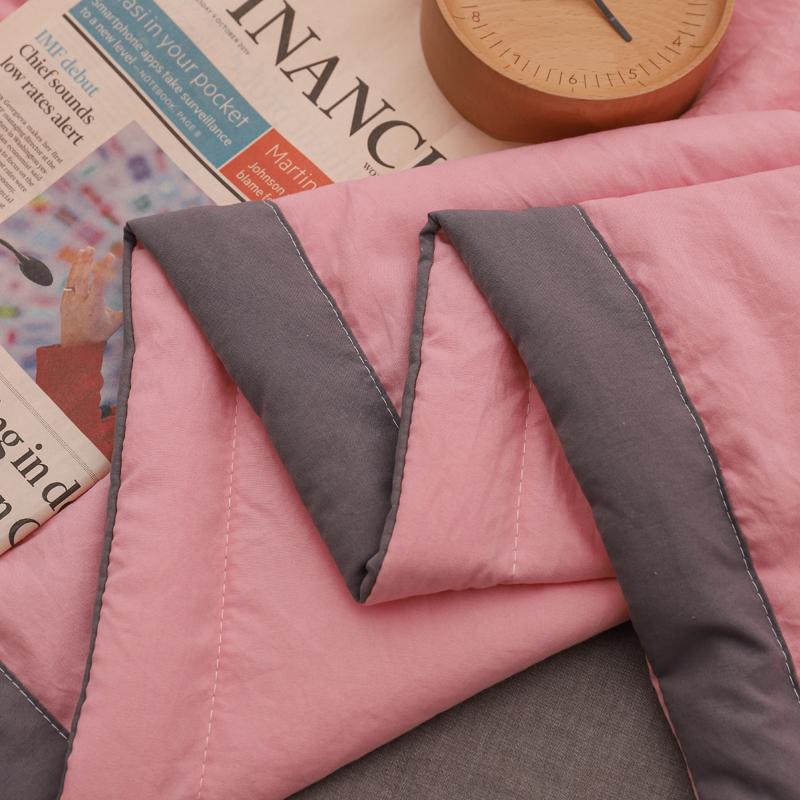 Cuvertură de vară, lavabilă, solidă, subțire, cuvertură de pat de vară, pătură ușoară din microfibră