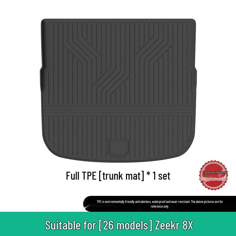 Zeekr 8X Car Floor Mats - Fits 26 Models, TPE, Waterproof, Anti-Slip, Eco-Friendly Trunk Mat