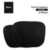 Universal Car Headrest Pillow Neck Cushion Woman Car Neck Pillows Man Waist Pillow Bolster Solid Color Car Neck Headrest