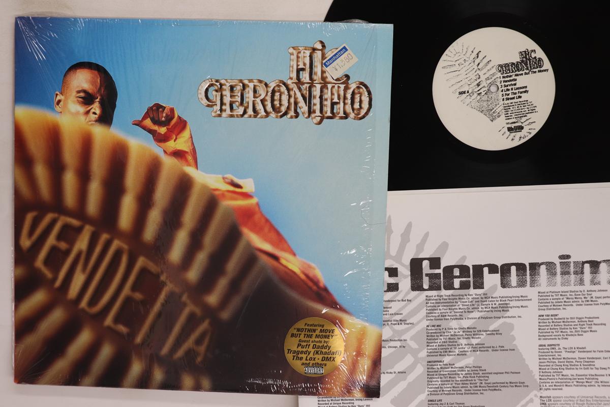 

LP Record MIC GERONIMO Vendetta TVT49301 BLUNT 1997 US Rap HipHopRB Used