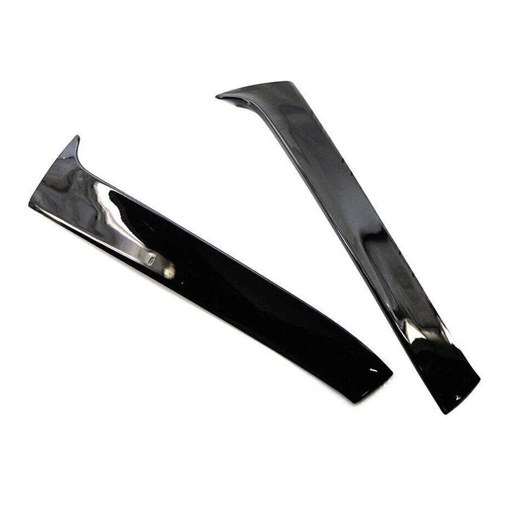 Glanssvart Par Bakruta Sidovinge Spoiler För VW Golf 7 Variant Kombi 13-17