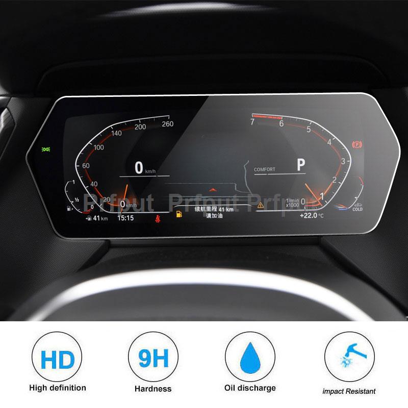 

Tempered Glass Screen Protector For BMW 2 Series M235i 225i 228i 2020-2021 10.25 inch Car infotainment GPS Navigation Display Instrument protector