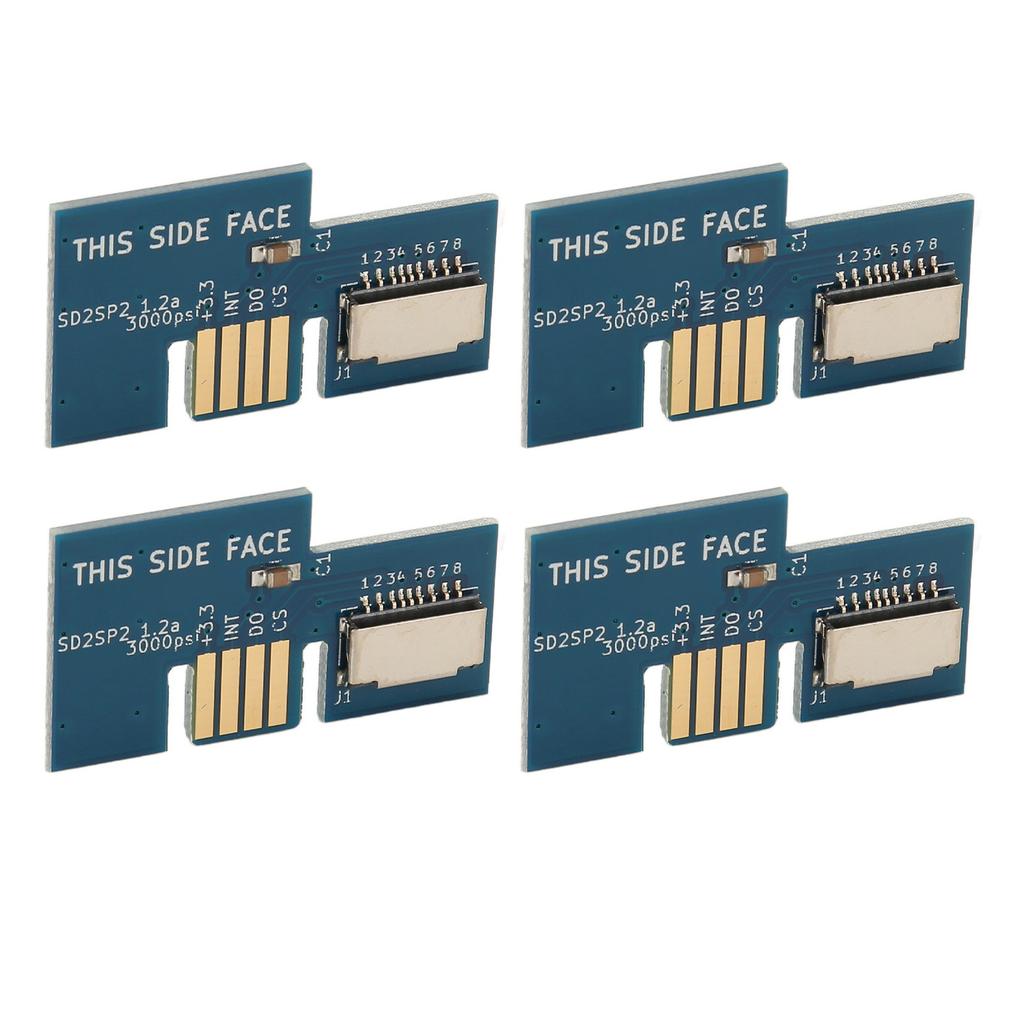 Console Micro Storage Card Adapter Game Console Memory Card Reader for GC SD2SP2 SDLoad SDL 4pcs Blue