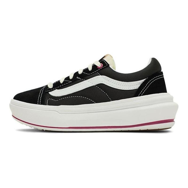 Vans Old Skool Overt CC unisex platform low-top skate shoes black white VN0A7Q5EBMA 37