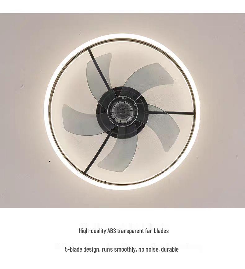 Silent LED Ceiling Fan Light for Living Room, Bedroom, and Dining Room