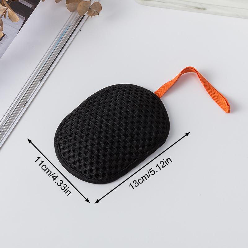 2-in-1 Bade-Luffa-Handschuh Doppelseitig Zum Entfernen von abgestorbenen Hautschüppchen und Schmutz Badehandschuh Duschlappen Schäumnetz Seifensäckchen Kann Seife hineinlegen