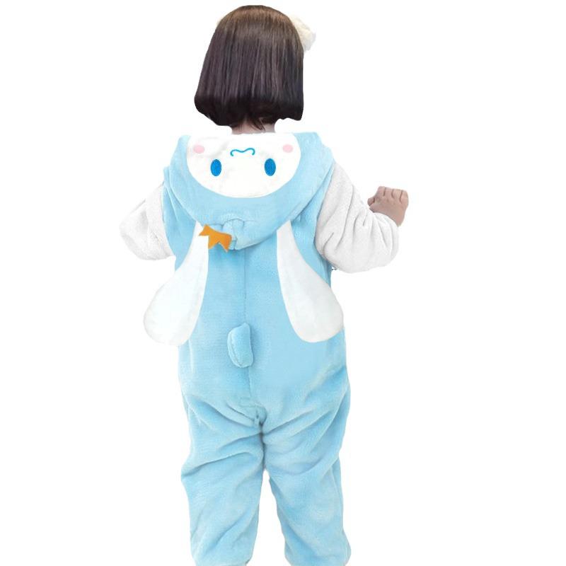 Autumn/Spring Thick Baby Dinosaur Romper - Warm, Cute, Perfect for Outings