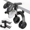 Headphone Hanger Hook, 360 Rotating Clamp On Desk Headsets Holder Space Saving Headphone Mount Controller Mount