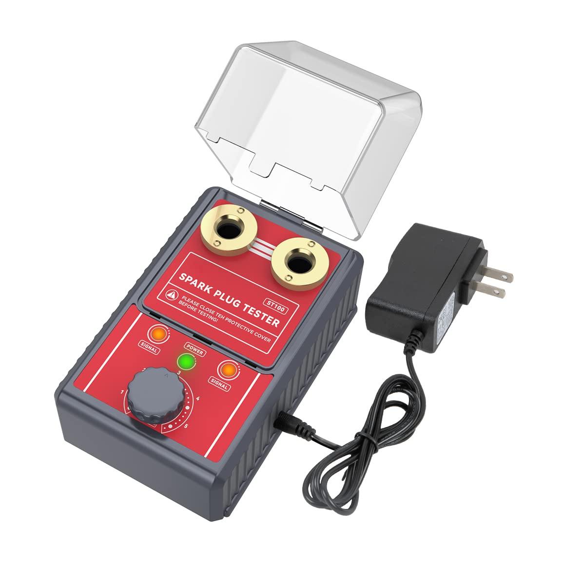 

Тестер свечей зажигания Автомобильный двухконтактный тестер катушки зажигания двигателя 0-6000 об/мин Регулируемая частота Автомобильный красный