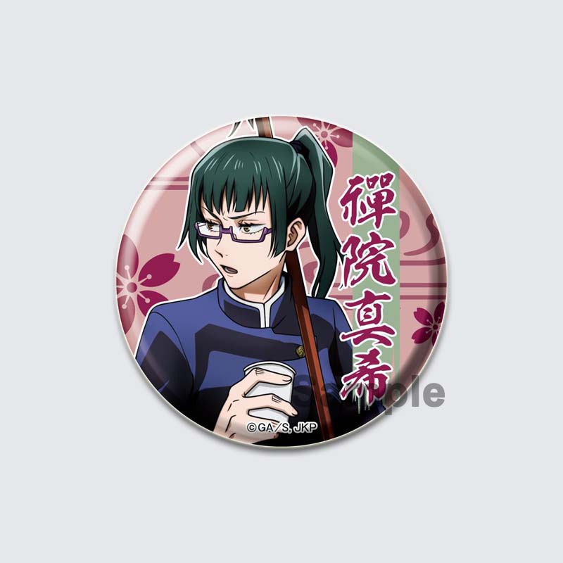 32/44/58mm Anime Jujutsu Kaisen Insigna Figura Gojo Satoru Yuji Itadori Desene animat rotund Ace lucrate manual DIY Rucsac Guler Brosa Accesorii