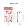 Vibrantly Waterproof PeelOff Decorative Sticker Featuring Fruit Pattern for Crafting and Planners Craft Enthusiasts