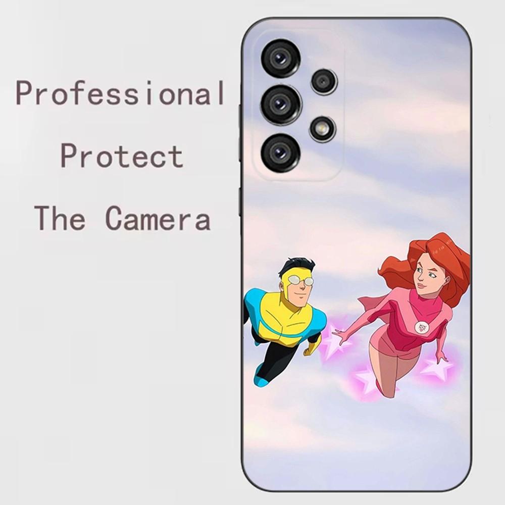 I-Invincible Phone Case For Samsung Galaxy A91,A80,A73,A72 ,A71,A53A52,A32 ,A31A22,A21s,A20,Black Cover