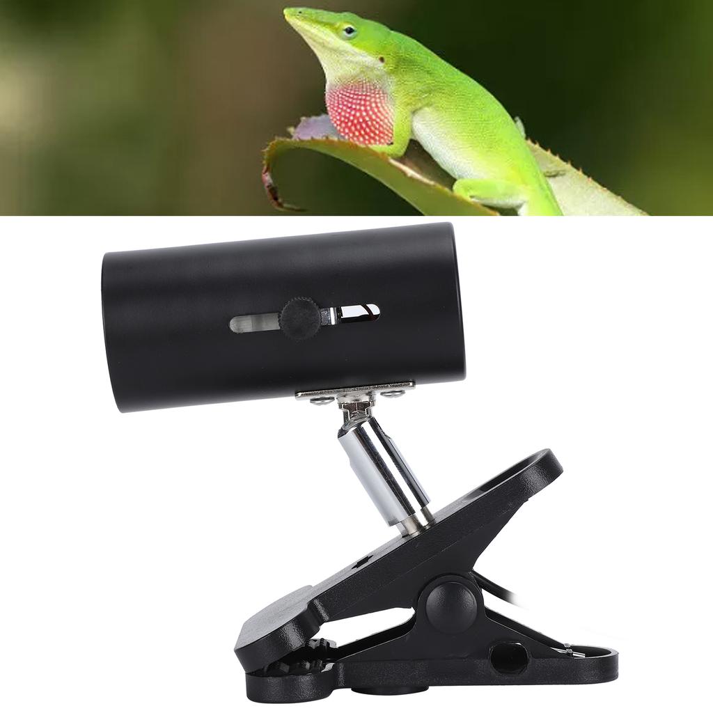 Reptile Sun Basking Lamp Clip On Bracket Rotatable Heat Light Holder with Clamp
