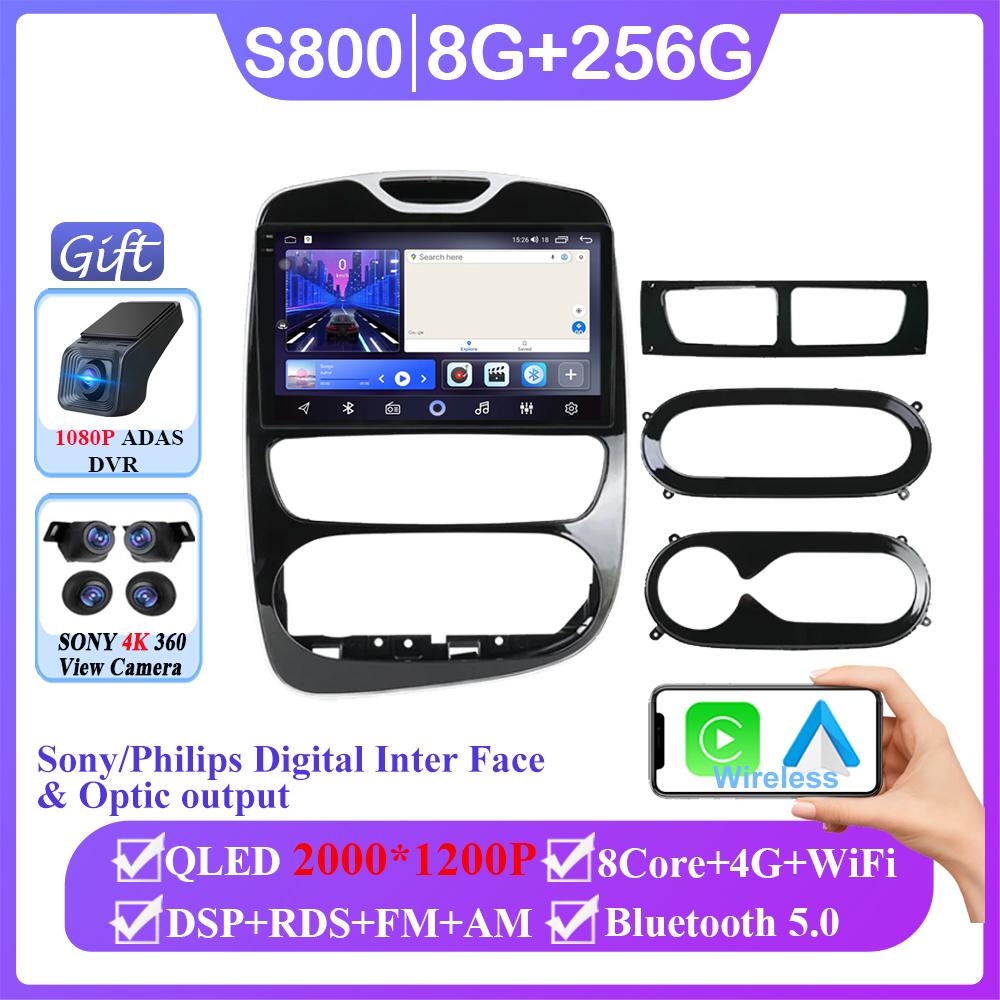 Android Auto For RENAULT Clio 4 BH98 KH98 2012 - 2019 Carplay Autoradio Car Radio Multimedia Video Player Stereo CPU Accessories