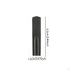 Black Saxophone Mouthpiece, Replacement Accessories, Gift, Musical Instrument for Beginners, School
