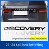 For Land Rover Discovery 5 Front Hood Emblem Modified, Front Letter Badge, DISCOVERY Rear Trunk Logo Sticker XS5