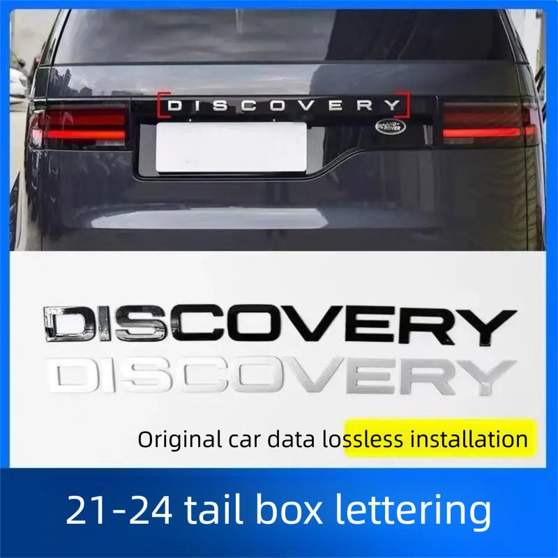 For Land Rover Discovery 5 Front Hood Emblem Modified, Front Letter Badge, DISCOVERY Rear Trunk Logo Sticker XS5