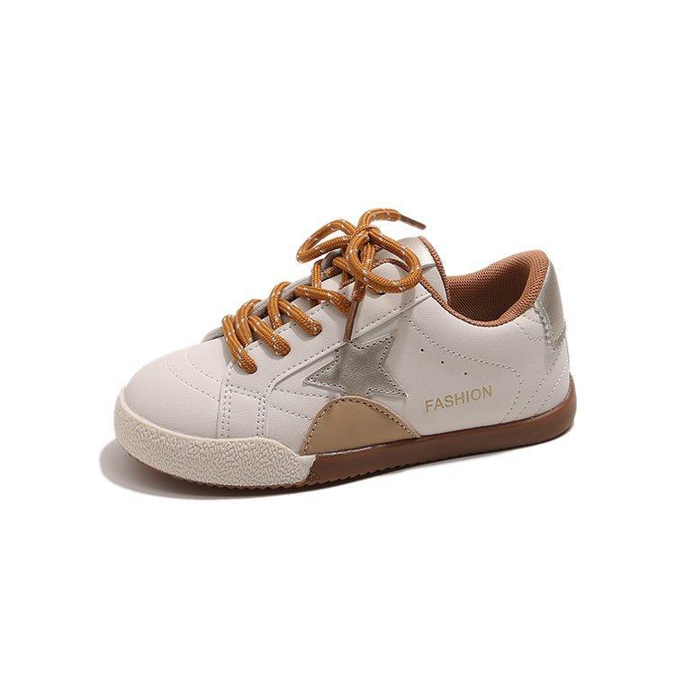 

Girls star board shoes autumn new children s versatile little white shoes Korean version casual shoes soft-soled boys sports shoes 36 yards inner length about 22cm