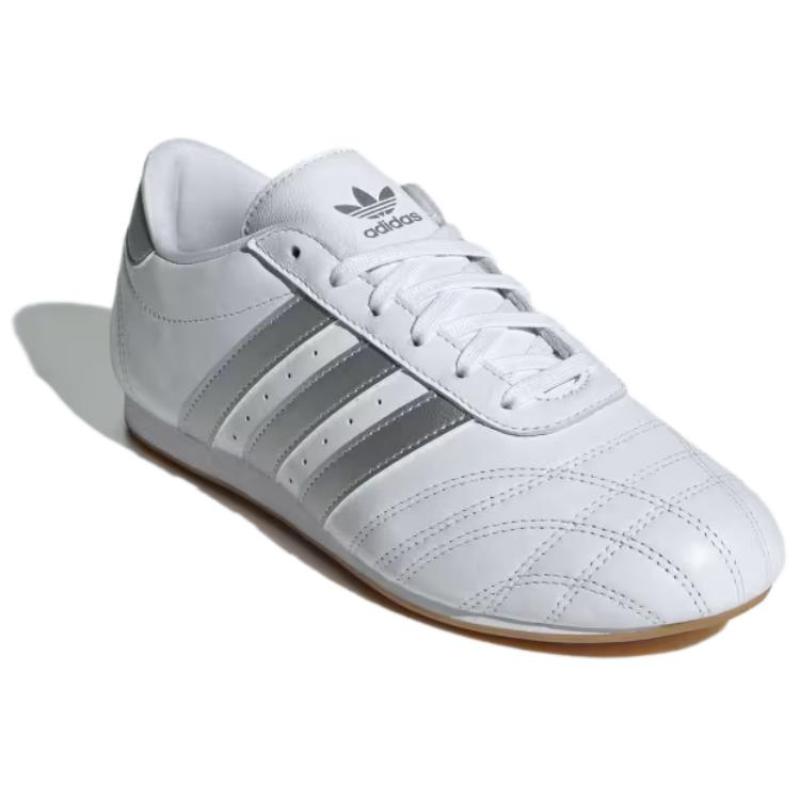 Adidas Damen Taekwondo Schnürschuhe 'Weiß Silber Metallic Gummi' Damen Sneaker JS1192