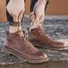 Mode Chelsea Boots Herren Knöchel Lederstiefel Britischer Trend Herrenstiefel Mode Frühling und Herbst Stiefel