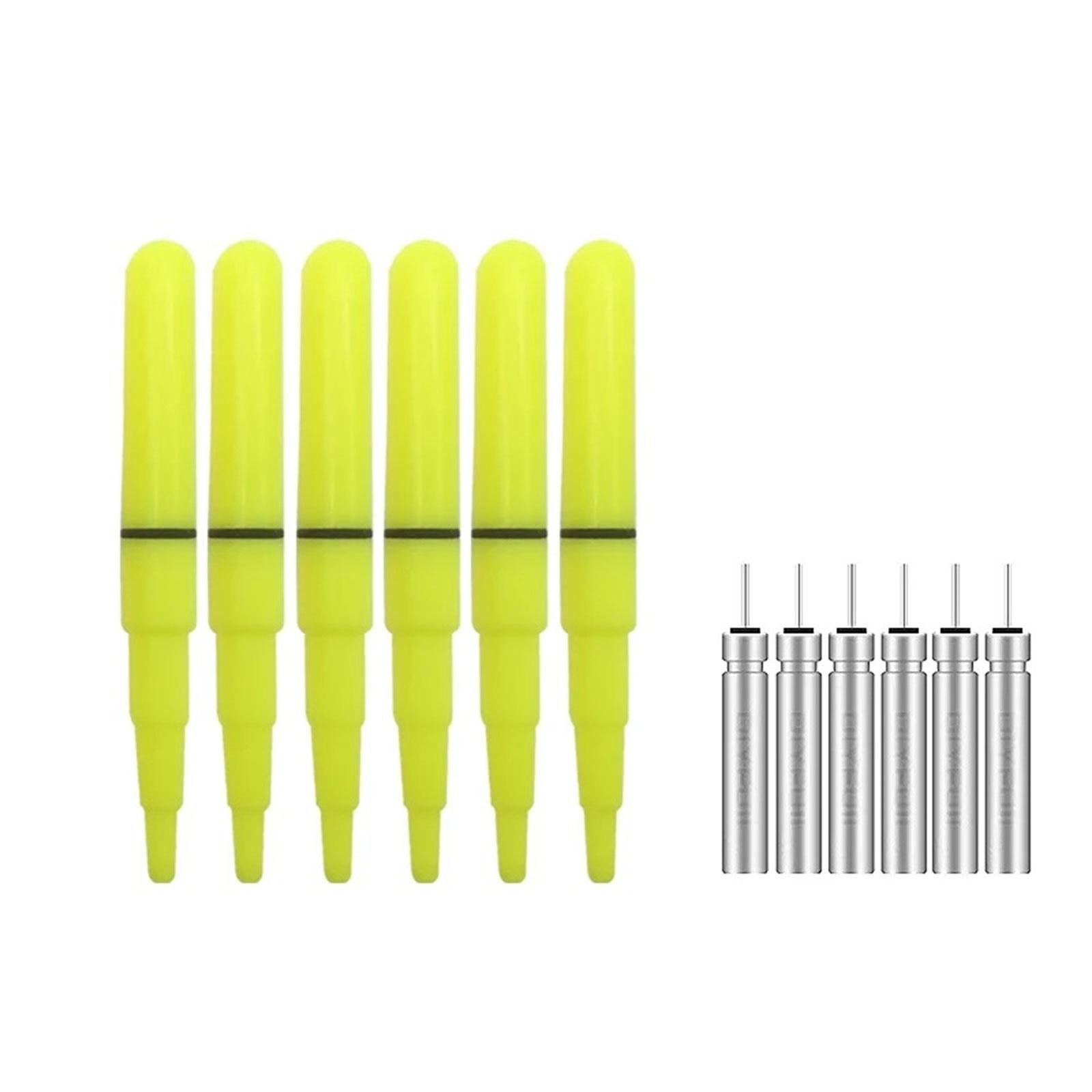 

6 шт. Ночной светящийся стик для рыбалки, Электрический светящийся стик для океанской рыбалки, Инструмент, Аксессуары для рыболовного поплавка, Простой в использовании B