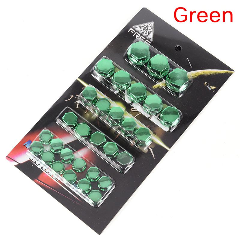 30 ks Motocyklový šroub Matice Šroub Krytka Dekorace Centro Motocyklová ozdoba