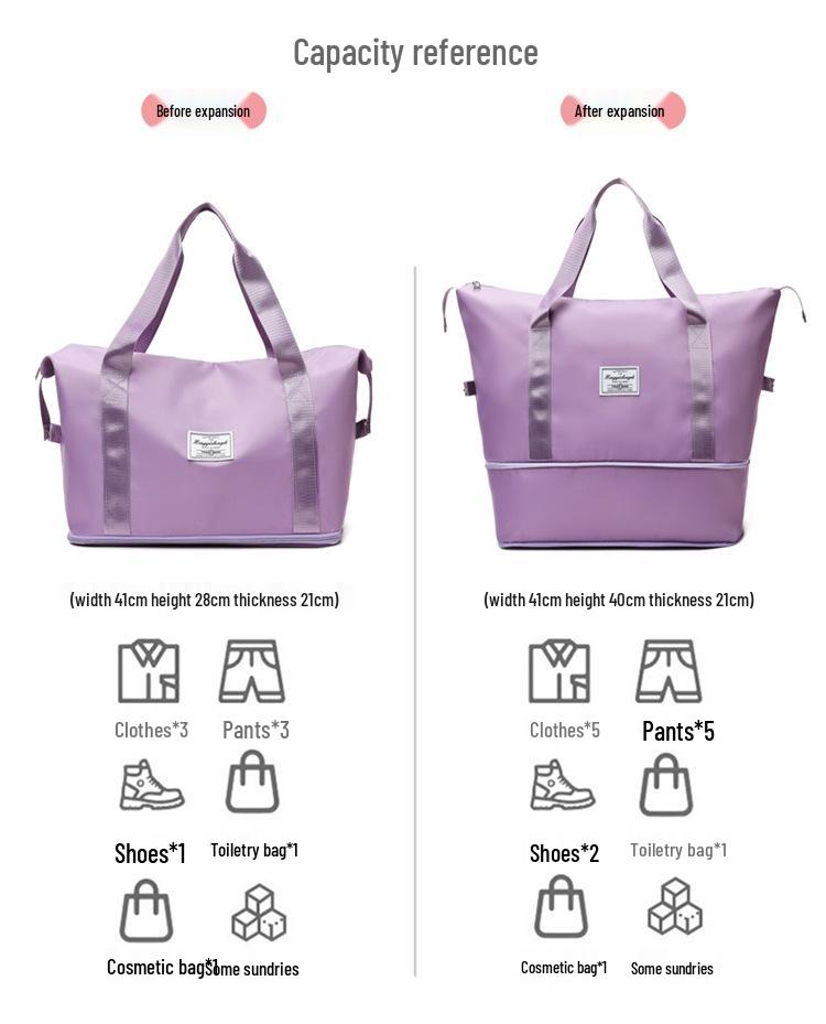 Large Capacity Yoga & Fitness Sports Bag with Dry/Wet Separation & Customizable Logo