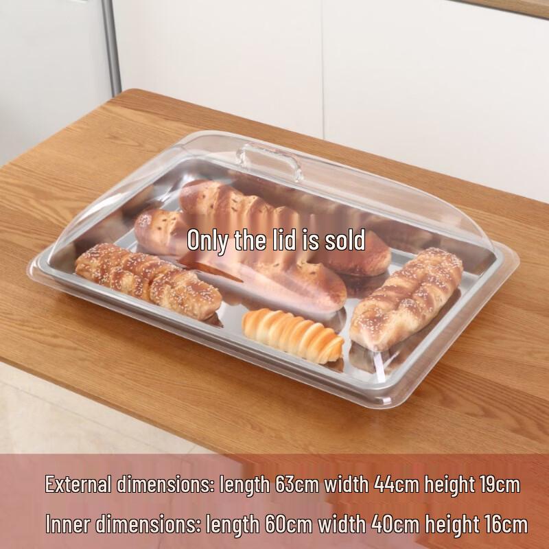 Rectangular Arched Plastic Food Covers (2-Pack)