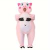 Pig Cosplay Adult Inflatable Costume For Halloween Parties Performances Stage