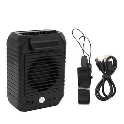 Tragbarer Taillenventilator USB 3 Geschwindigkeiten Freisprech-Gürtelclip-Ventilator mit 10000mAh Akku für