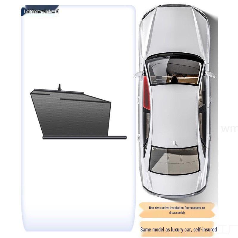 Car Window Sun Shade Curtain: Heat Insulation & Light Blocking