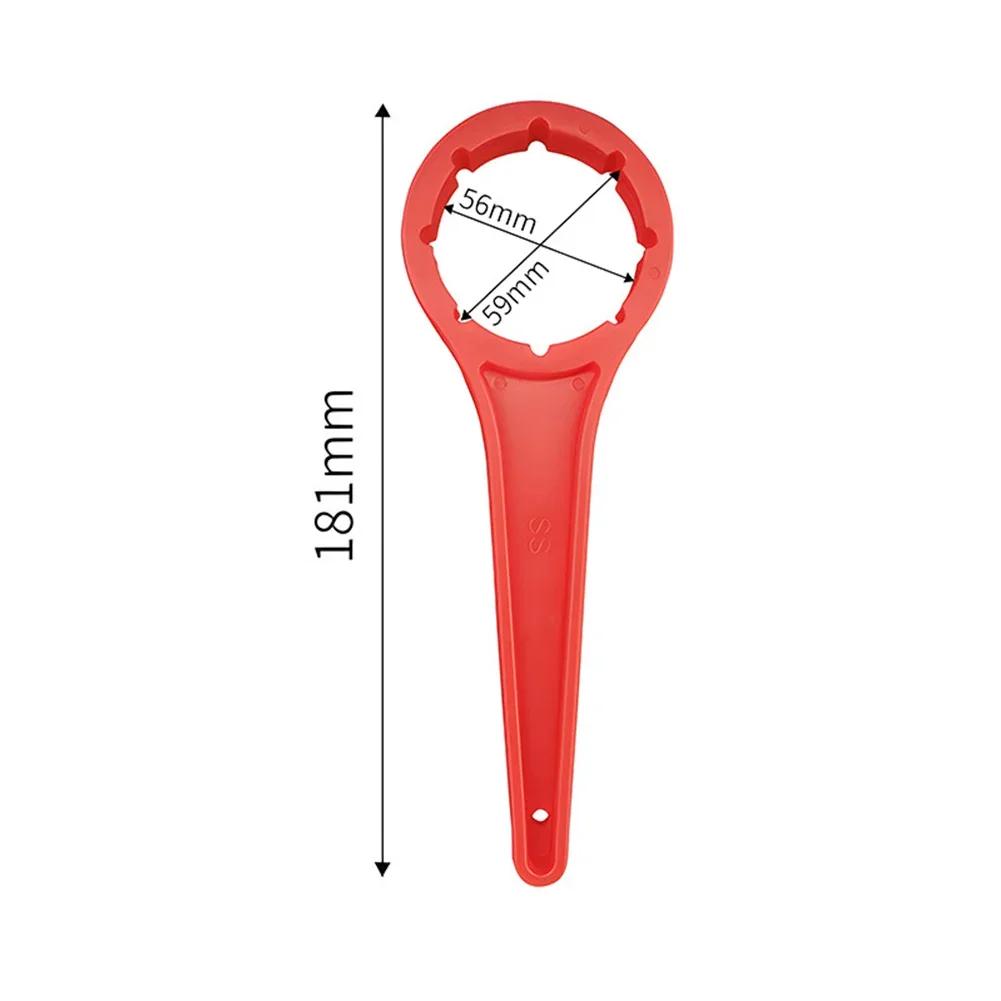 Multi Function 3 In 1 Bung Wrench and Bucket Opener Tool Designed for 55 Gallon Drums and Paint Containers with Ergonomic Handle