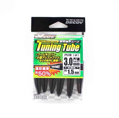 Decoy Tubo Termorretráctil T-4 Negro Tamaño 3.0 mm (3636)