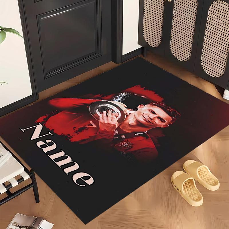 CR7 (28) Personalisierter Name Büro Teppich Stilvolle Dekoration für Wohnzimmer Schlafzimmer Küche